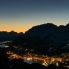 Fernblick ber das beleuchtete St.Moritz.
